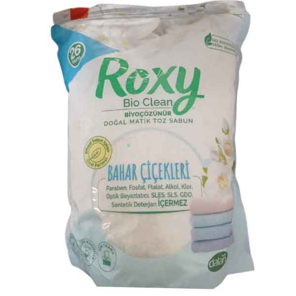 roxy-spring-flowers-soap-powder-800g.jpg پودر صابون روکسی Roxy با رایحه گلهای بهاری ۸۰۰ گرمی